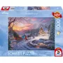 Thomas Kinkade Studios: Disney Dreams Collection - Cinderella Bringing Home the Tree, Puzzle 1000 peças