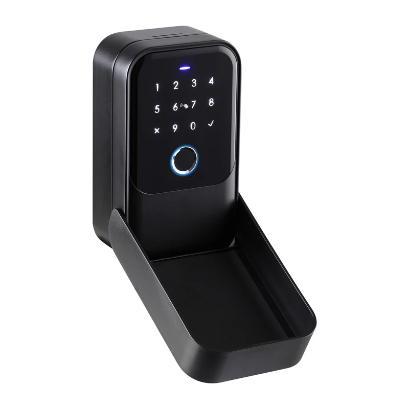 Cofre inteligente com impressão digital Avatto SDL-K5 com teclado digital e chave de emergência