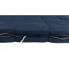 Saco de dormir Outwell Contour Lux Double retangular poliéster, 1450×2200 mm, altura máx. do utilizador 190 cm, azul