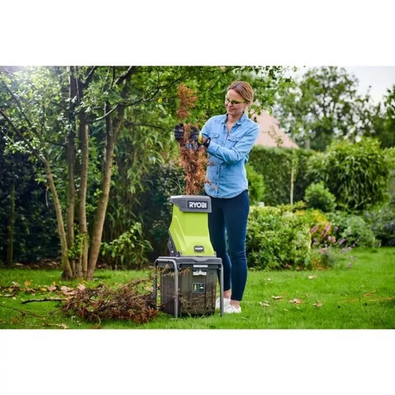 Biotriturador Ryobi RSH2545B 2500 W 40 L lâminas