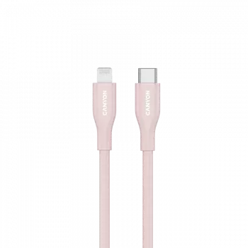 Cabo CANYON CLNM60 C-L 60W MFI 1m silicone rosa