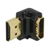 Ficha HDMI DeLOCK 65662 90° preto