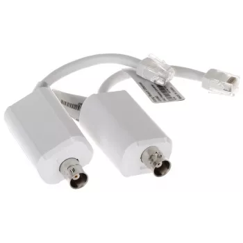 Conversor de sinal de vídeo DAHUA LR1002 — unidade compacta branca, 56×27×21 mm, 0,0283 kg