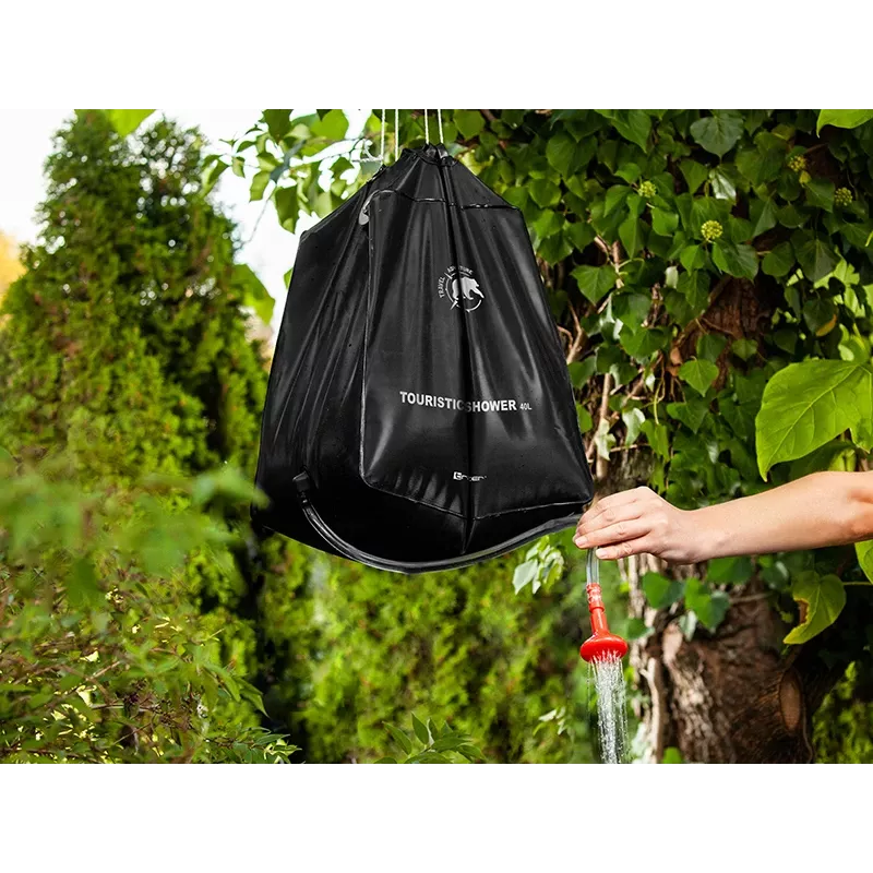 Duche exterior portátil 40L TRACER CampPump 40L, duche de campismo por gravidade, chuveiro de mão