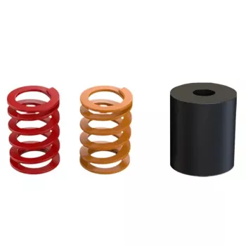 Conjunto de acessórios Moza Racing SR-P, conjunto de acessórios para pedais, preto, laranja, vermelho, MOZA, SR-P, 3 unid.
