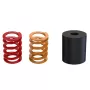 Conjunto de acessórios Moza Racing SR-P, conjunto de acessórios para pedais, preto, laranja, vermelho, MOZA, SR-P, 3 unid.