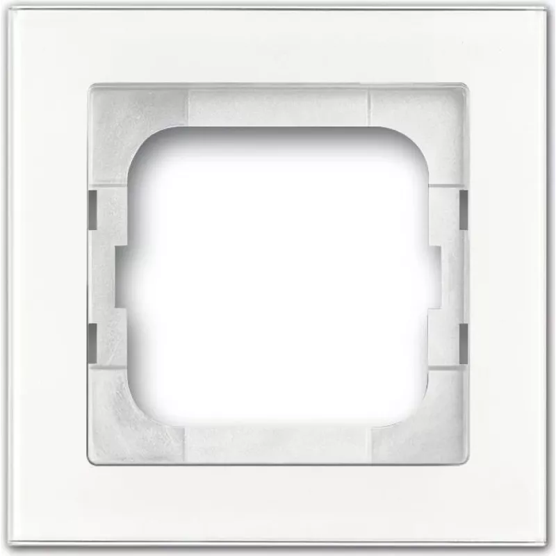 Busch-Jaeger séries de interruptores. Cor do produto: branco, design: sem parafusos, compatibilidade de marca: Busch-Jaeger. Largura: 91 mm, altura: 91 mm, espessura: 1,1 cm (