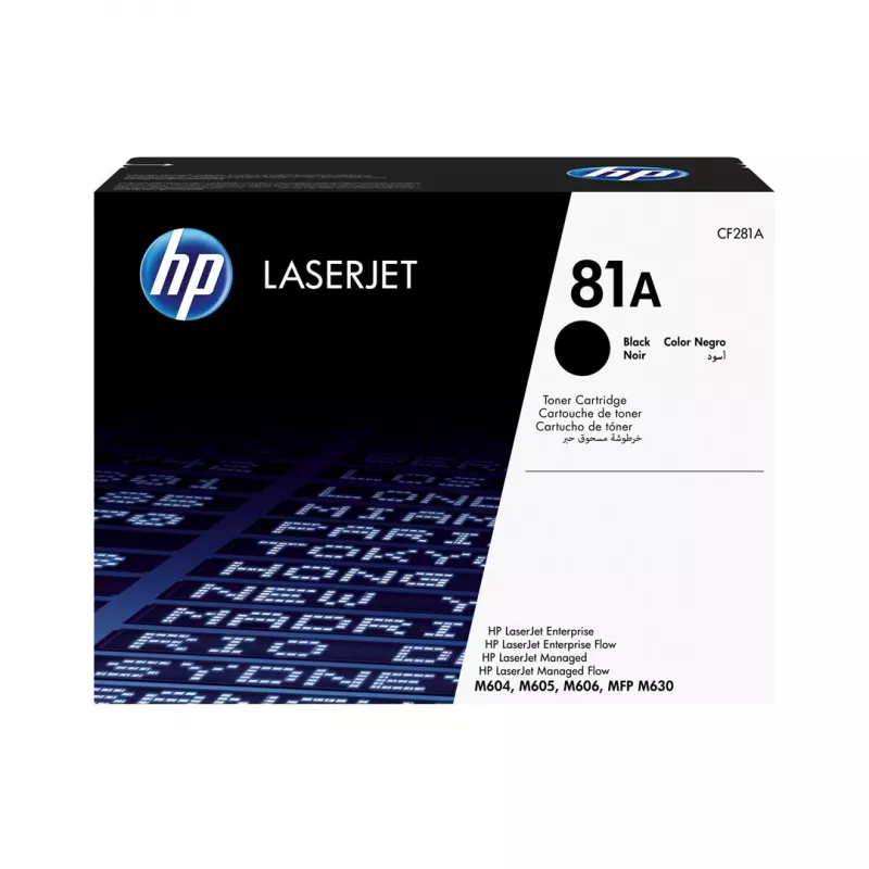 Tinteiro original HP 81A para LaserJet preto, 10500 páginas, preto, 1 unid.