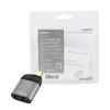 Adaptador LogiLink CUA0204 USB-C para DisplayPort preto cinzento
