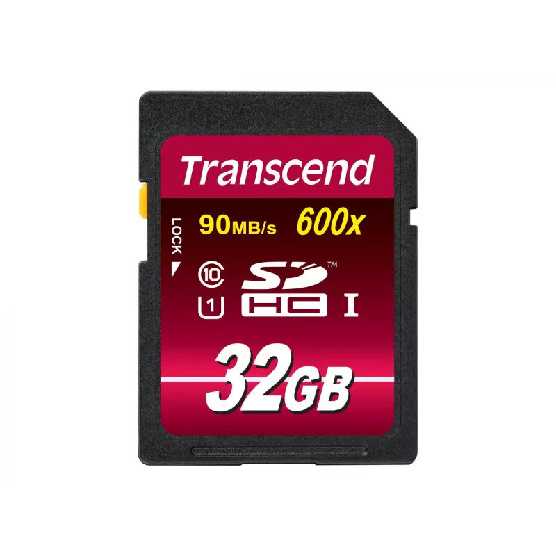 Memória flash Transcend 32 GB SDHC UHS-I 600x TS32GSDHC10U1