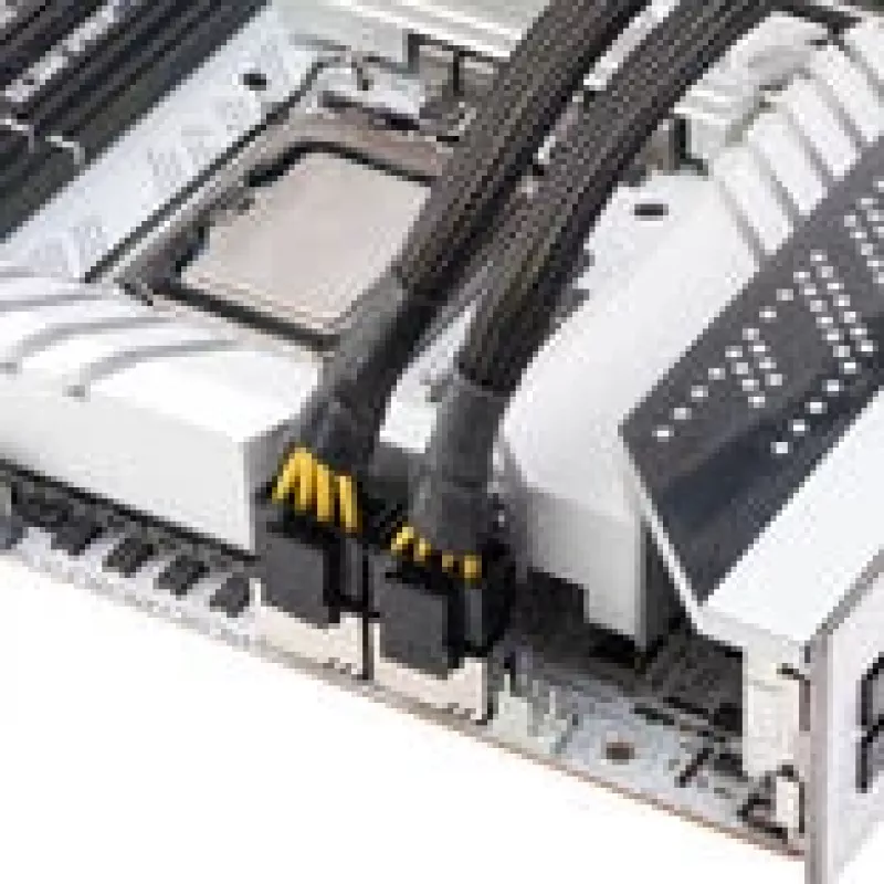 Cabo adaptador de alimentação CPU Akasa 8 pinos para duplo 4+4 pinos (AK-CBPW35-20)