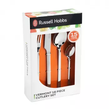 Conjunto de talheres Russell Hobbs BW028422EU7, 16 peças, talheres em aço inoxidável
