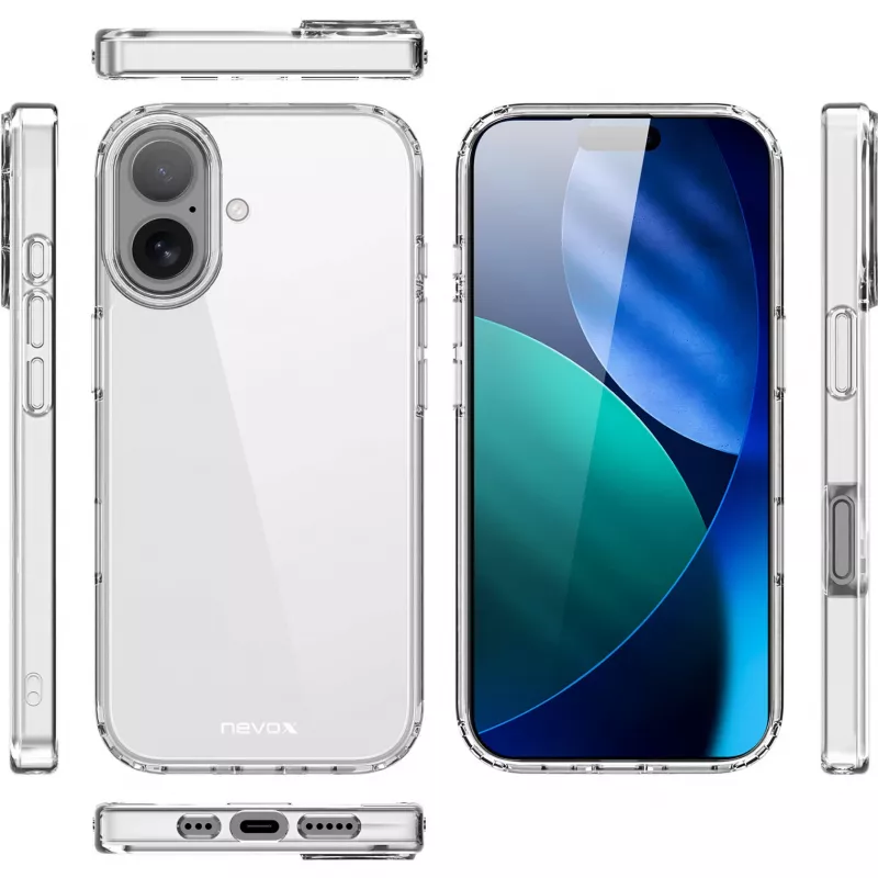 Nevox StyleShell Flex - iPhone 17 6.3, transparente