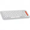 Logitech POP Icon Combo Bluetooth QWERTZ Suíço Laranja Branco Rato