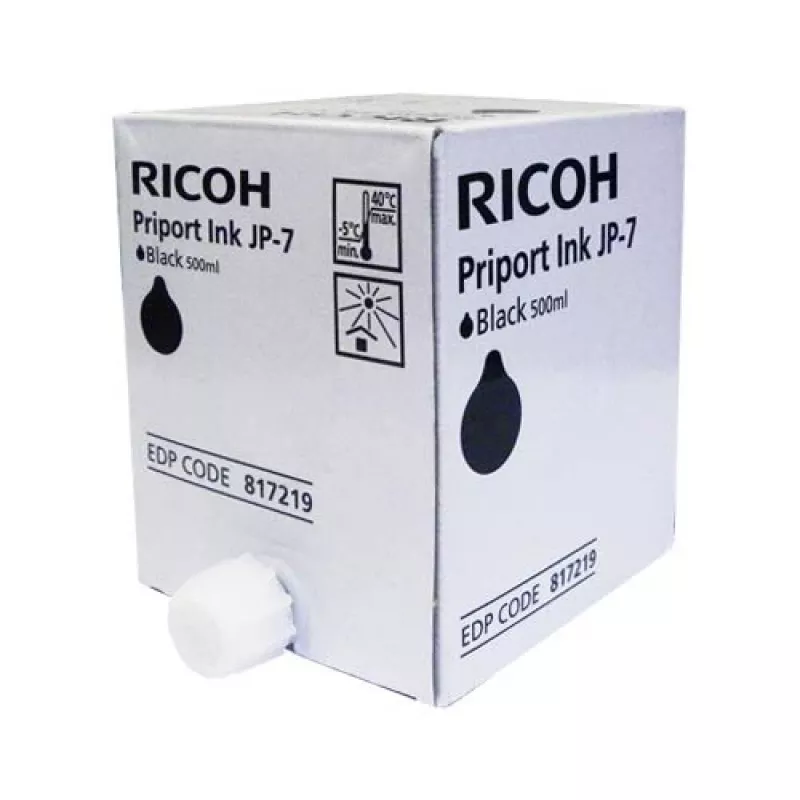 Ricoh JP7 – 500 ml – preto – recarga de toner – para Priport JP 750, JP750