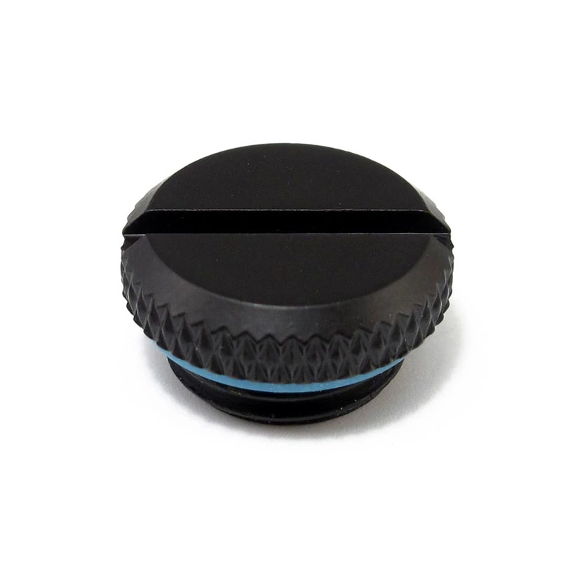 XSPC Plug V2 G1/4 polegadas Ag - Pacote de 10, preto mate