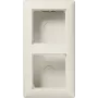 Caixa de superfície JUNG com moldura 2 módulos AS582AW AS 500 branco AS582AW (AS582AW)