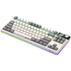 LORGAR KBP70TKLW, Teclado de gaming mecânico TKL sem fios Pro, bege, layout EN
