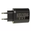 Carregador de parede USB MACLEAN MCE479B — 3 portas USB, potência total 18W, compacto
