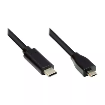 Cabo Good Connections USB2.0 Micro B-C preto 2 m
