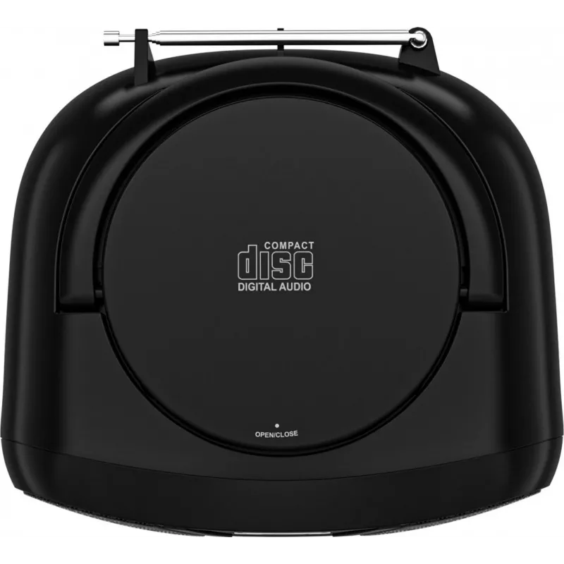 Sencor SPT 2300 BK boombox leitor de CD, MP3, USB, Bluetooth, rádio FM, AUX, 4 W, preto