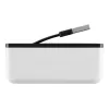 Hub de viagem Belkin USB 2.0 4 portas, prateado, F4U021bt