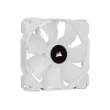 Ventoinha de caixa Corsair iCUE SP120 RGB ELITE Performance 120mm branco PWM ARGB pack de três