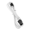 Cabo de extensão PCIe 6-Pin BITFENIX Alchemy 45 cm com sleeve branco