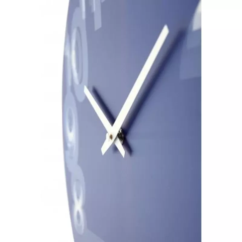NeXtime Relógio 3077bl 3D, Ø39,5 cm, parede, azul/branco