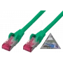 Cabo de rede ShiverPeaks BS75711-A1.5G verde 1,5 m Cat6a S/FTP