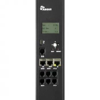 Inter-Tech SA-1632WN PDU (unidade de distribuição de energia) 16 saídas C13, gerida/monitorizada, 100–240V, 32A, TCP/IP, SNMP, preto