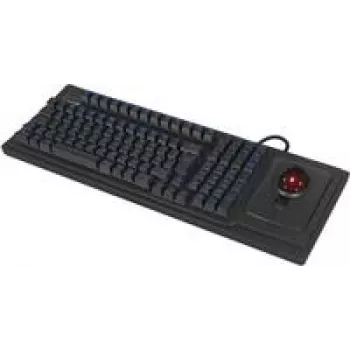 Teclado KeySonic KSK-8202ELU-T (UK) universal USB QWERTY inglês do Reino Unido preto