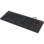 Teclado KeySonic KSK-8202ELU-T (UK) universal USB QWERTY inglês do Reino Unido preto