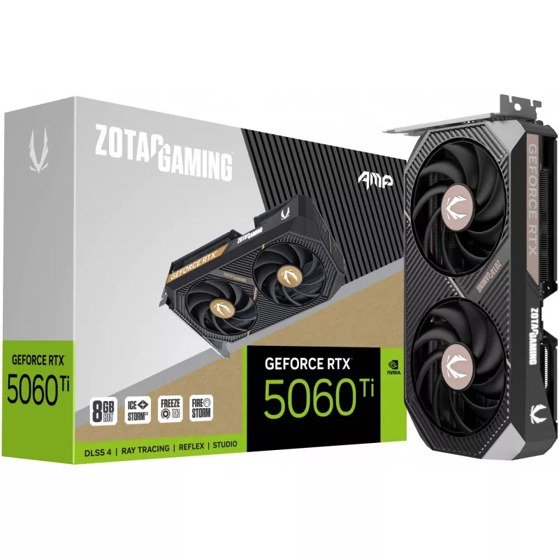 Placa gráfica Zotac GAMING GeForce RTX 5060 Ti AMP