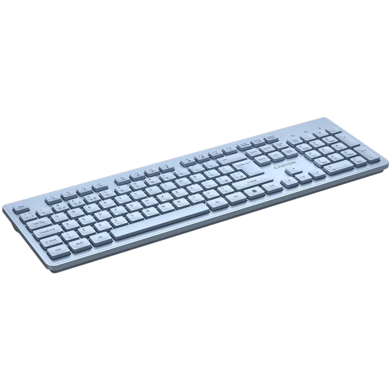 Teclado CANYON HKB-W01 UK/US AAA sem fios azul
