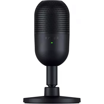 Microfone de mesa Razer Seiren V3 Mini, USB-C, supercardioide, 20–20000 Hz, 96 kHz, 24-bit, preto
