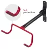 Suporte de bicicleta de parede MACLEAN MC-430, suporte horizontal, suporta até 30 kg, preto
