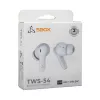Auscultadores SBOX EB-TWS54 branco