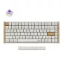 Teclado mecânico sem fios Keychron K2 Special Edition branco retroiluminação RGB, layout compacto 75%