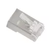 Conector de fio RJ-45 Lanberg PLS-5000 aço inoxidável - transparente (PLS-5000)