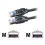 Datwyler DATWYLER - Cabo de rede - RJ-45 (M) - RJ-45 (M) - 10 m - Cabo SSTP - CAT 6 - isento de halogéneos - Preto (21.05.0105)