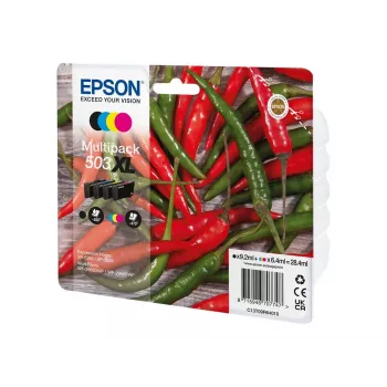 Tinteiro Epson 503XL 4 unid. original alto rendimento (XL) preto, ciano, magenta, amarelo