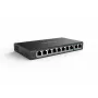 Switch PoE de rede Reolink RLA-PS1 — PoE de 8 portas, orçamento total de 150W, IEEE 802.3af/at, 2x uplink Gigabit