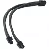 SilverStone SST-PP07E-EPS8B cabo de extensão EPS de 8 pinos para EPS/ATX de 4+4 pinos, 30 cm, preto