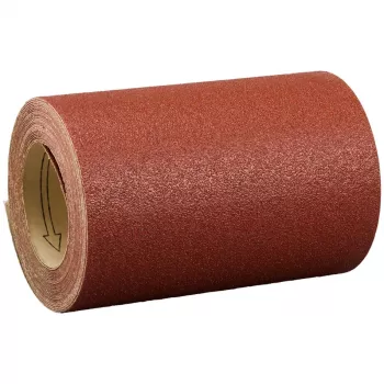 Makita - Rolo de lixa - para madeira, metal, plástico - grão: 80, médio-grosso - 120 mm x 5 m - para Makita 9046, 9046J, BO4900V, BO4900VJ, BO4901J (P-38124)