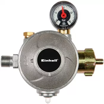 Regulador de pressão EINHELL 2332399, regulador de pressão interno 50 mbar para aquecedores a gás interiores