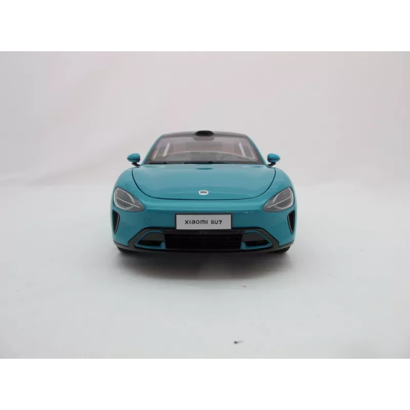 Xiaomi SU7 carro em miniatura die-cast 1:18, Aqua Blue