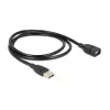 Cabo USB DeLOCK 1 m USB 2.0 USB A preto