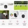 Câmara de segurança IP MERCUSYS MC510 Dome 2 MP, 2304×1296, 30 fps, Wi-Fi e Ethernet, visão noturna IV, montagem no teto, branco