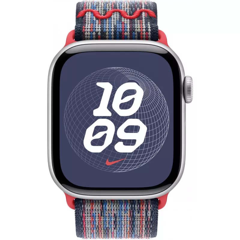 42 mm Azul/Vermelho Nike Sport Loop